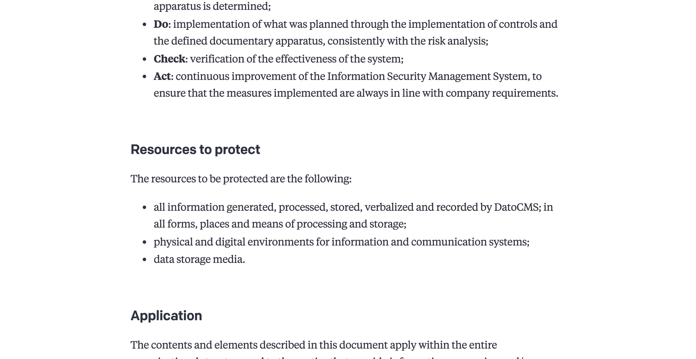 DatoCMS Security page stating that all its servers are based in the European Union, in Ireland in particular, running in a dedicated Kubernetes cluster on AWS — with no mainland-China region