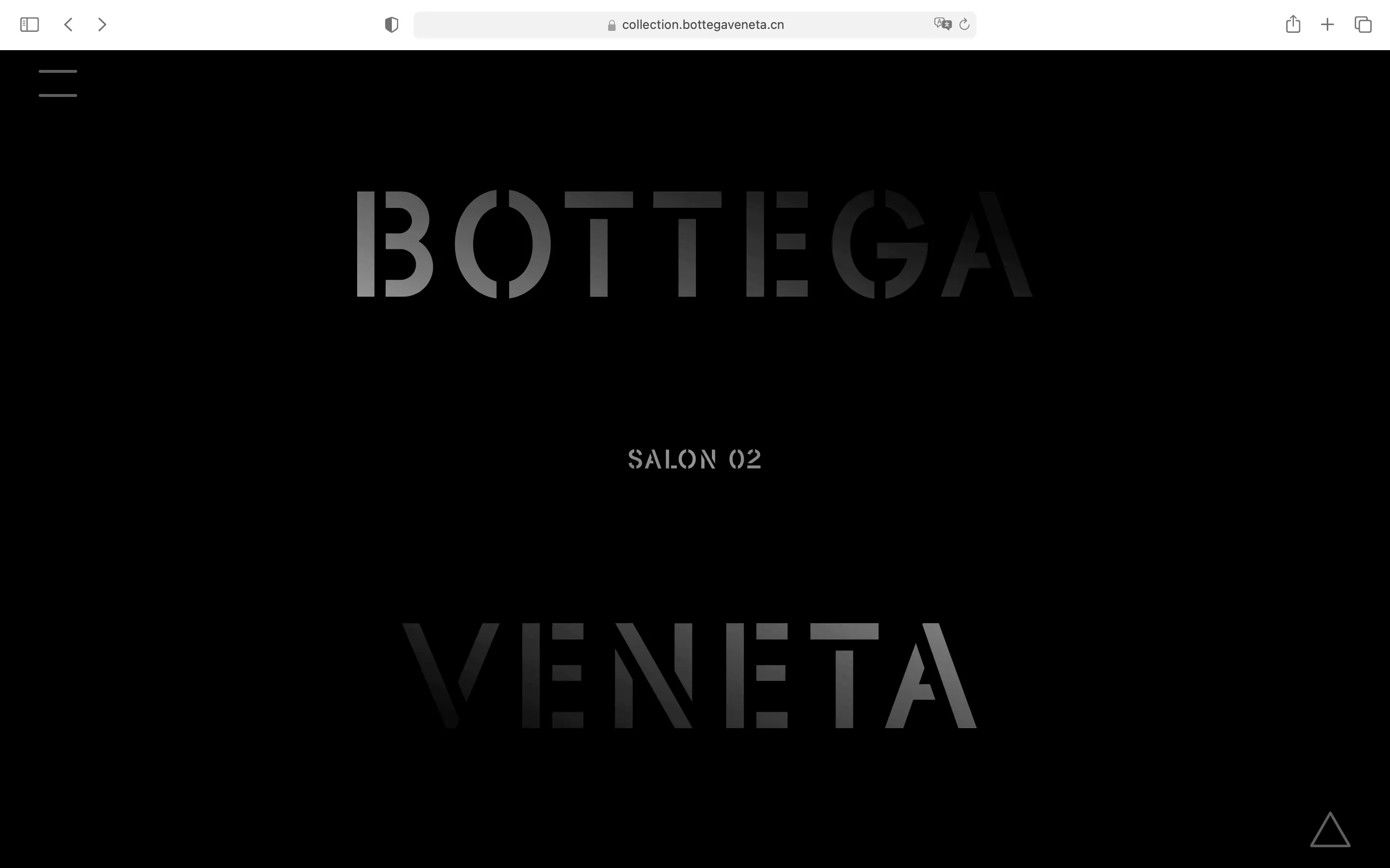Bottega Veneta Salon 02 Seasonal Collection Website