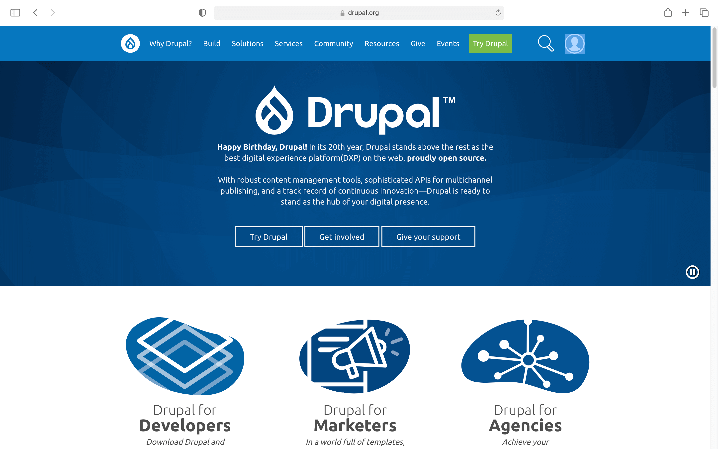 Drupal does not work in China