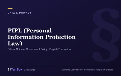 China PIPL (Personal Information Protection Law) thumbnail