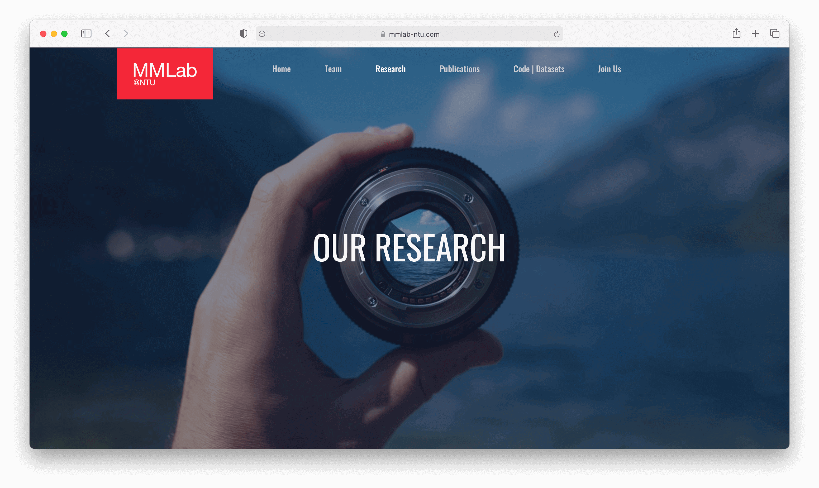 NTU's Research Website