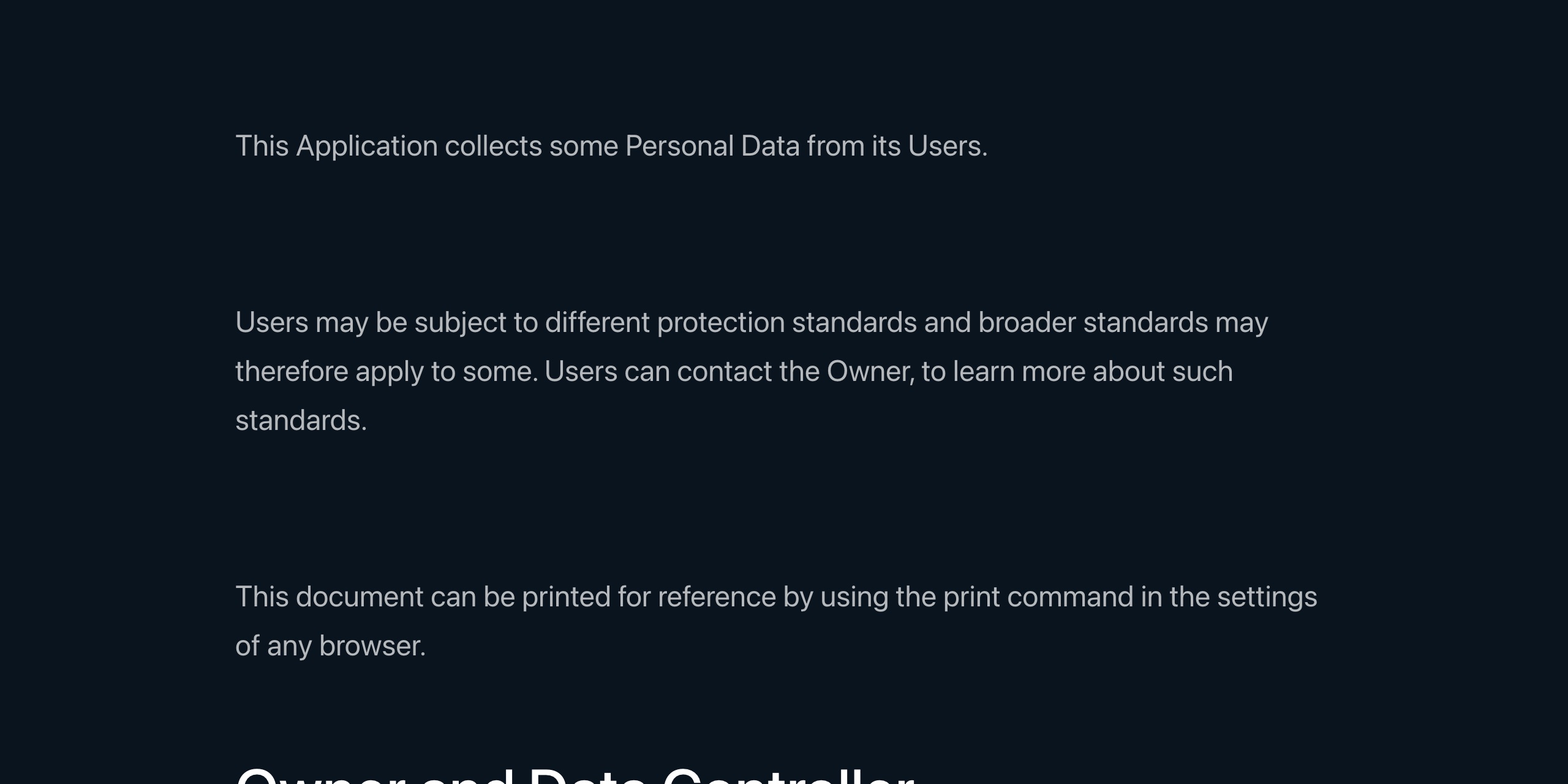 Transistorのプライバシーポリシー「Hosting and backend infrastructure」の節。ホスティング提供者としてAmazon Web Services（AWS）とDigitalOceanを挙げ、それぞれ処理地を米国とし、中国本土の所在地はない